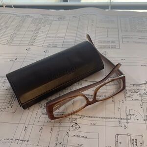 Vintage Anne Klein Eyeglasses‎ and Case